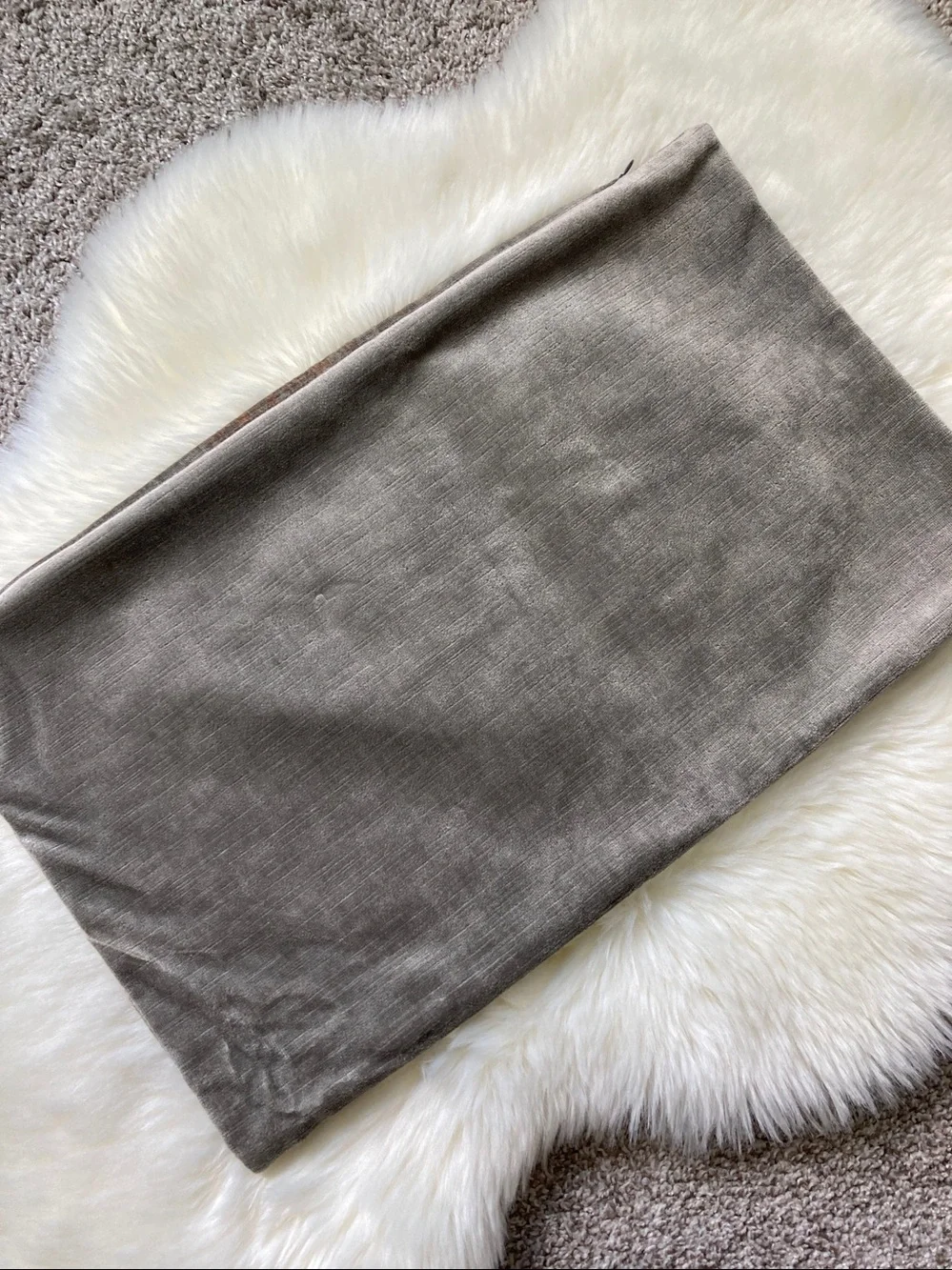 Restoration Hardwear RH PIllow Cover Rayon Velvet Striated Brushstroke Sham